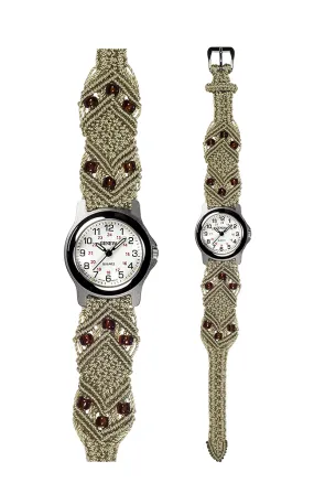 102G - Wide with Round Silver Sport Watch