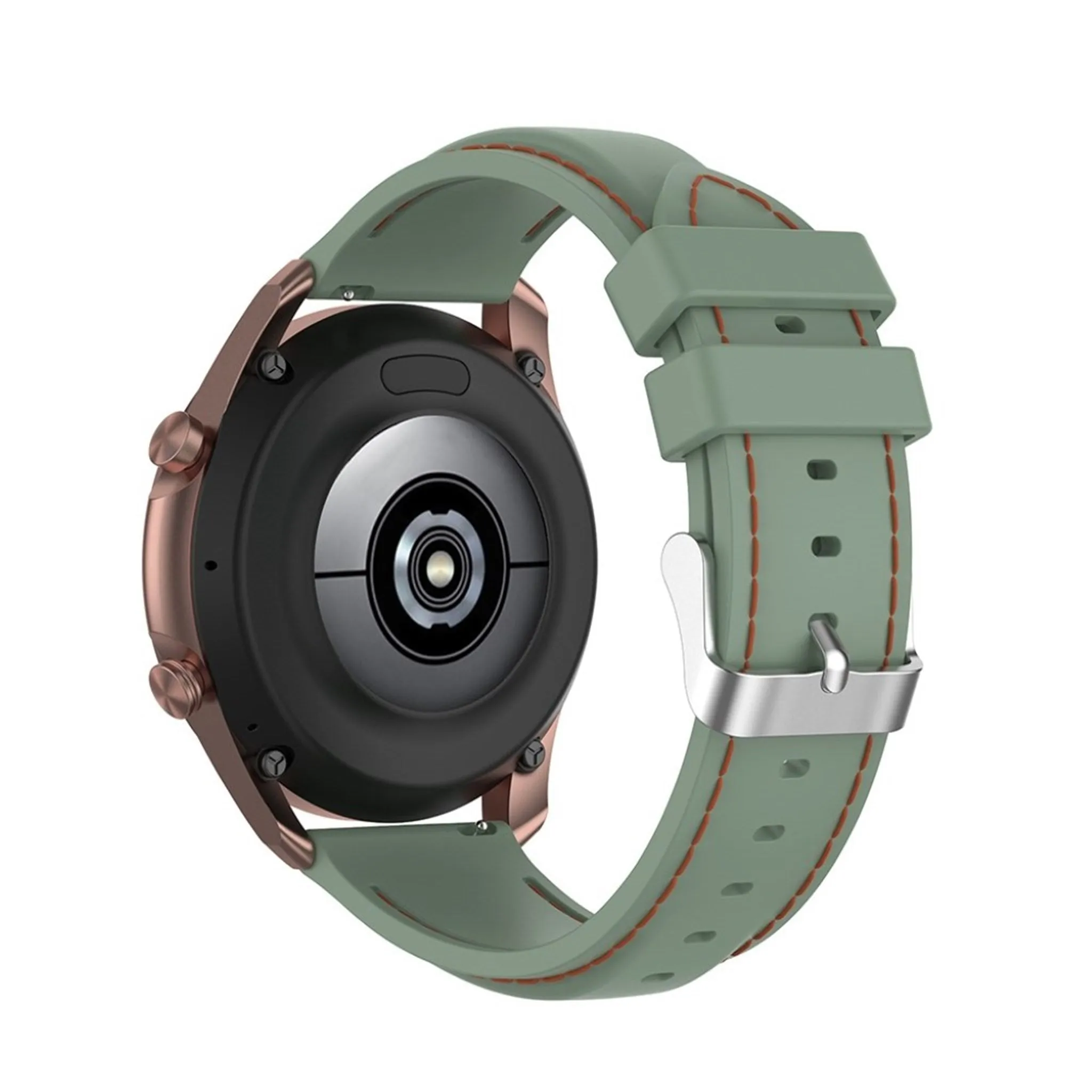 20mm Universal unique silicone watch band - Light Green