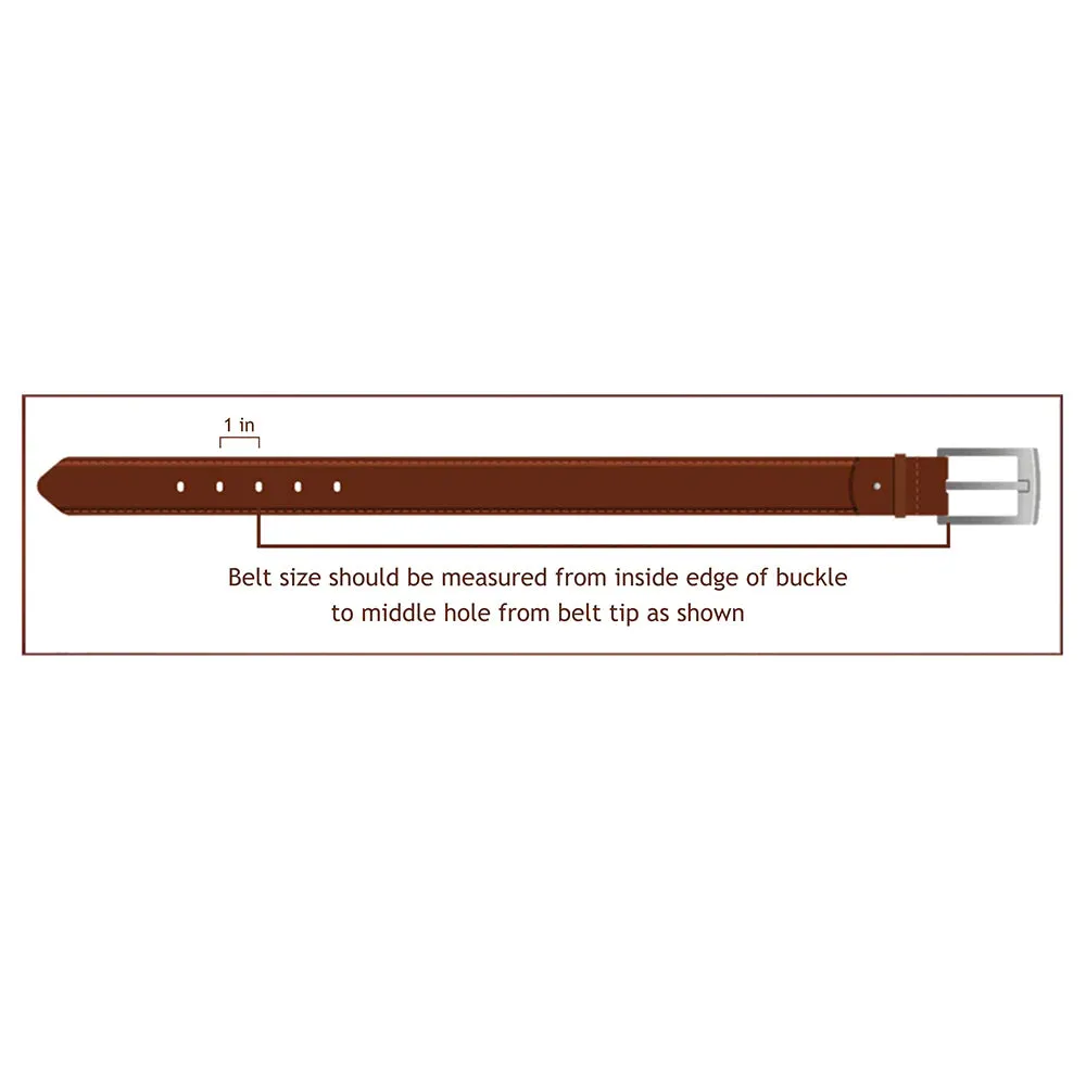 Ace of Hearts Hand Tooled Leather Belt