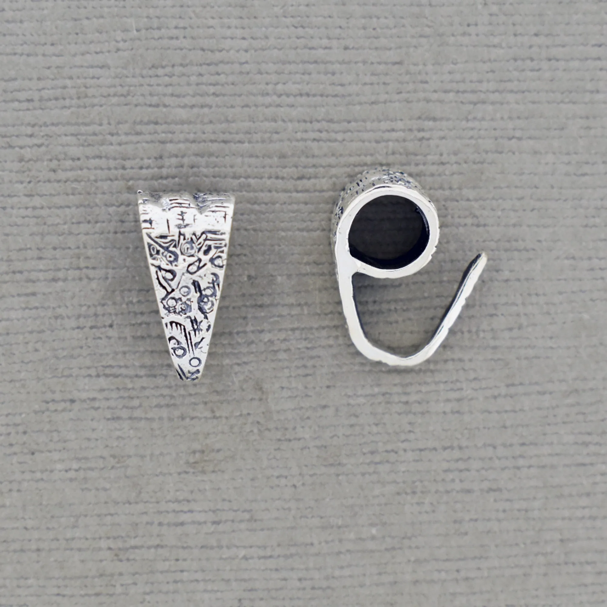 Adjustable Bail in Oxidized Sterling Silver PS924