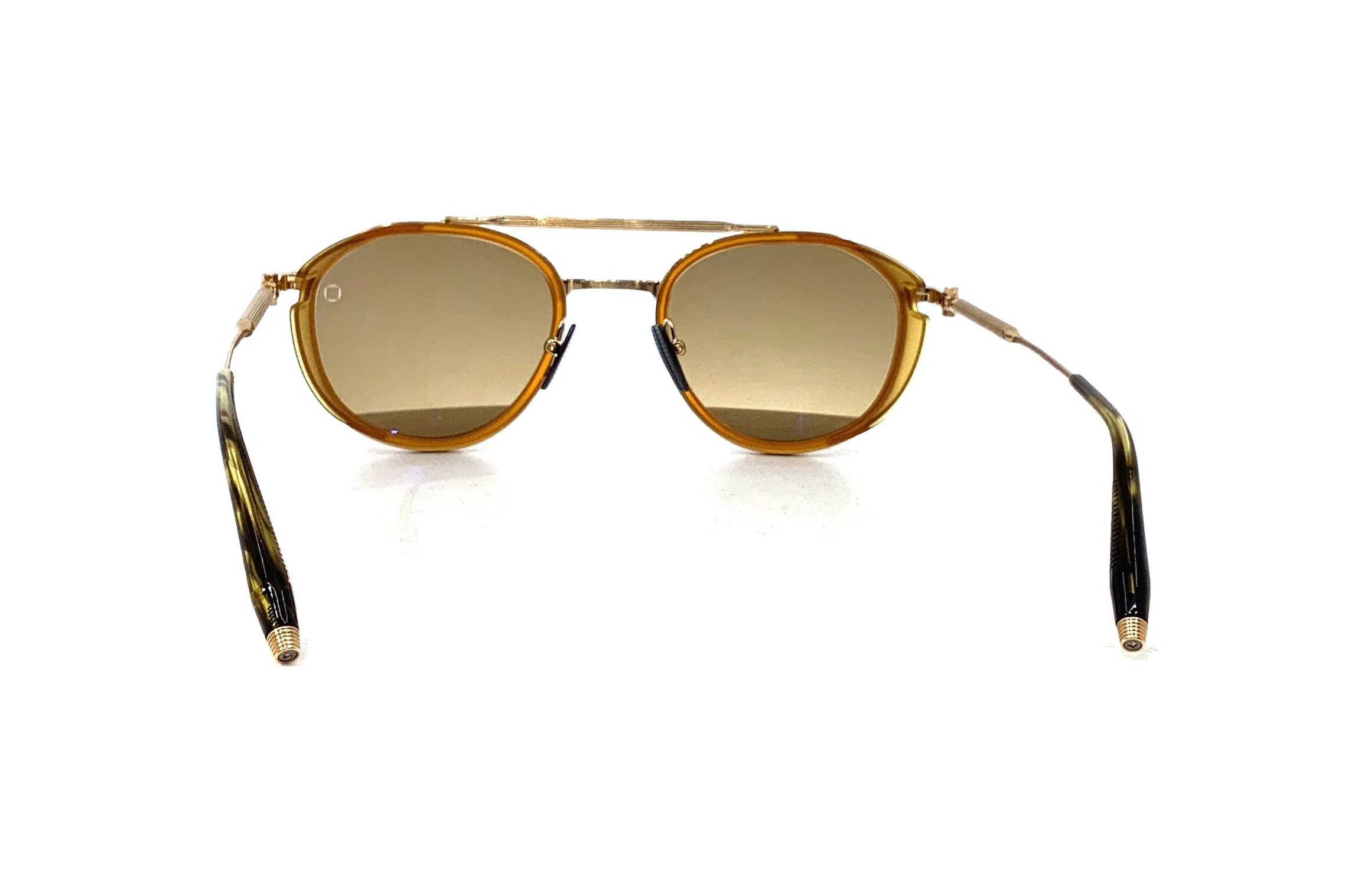 Akoni - Skymapper (Brushed White Gold/Crystal Amber)