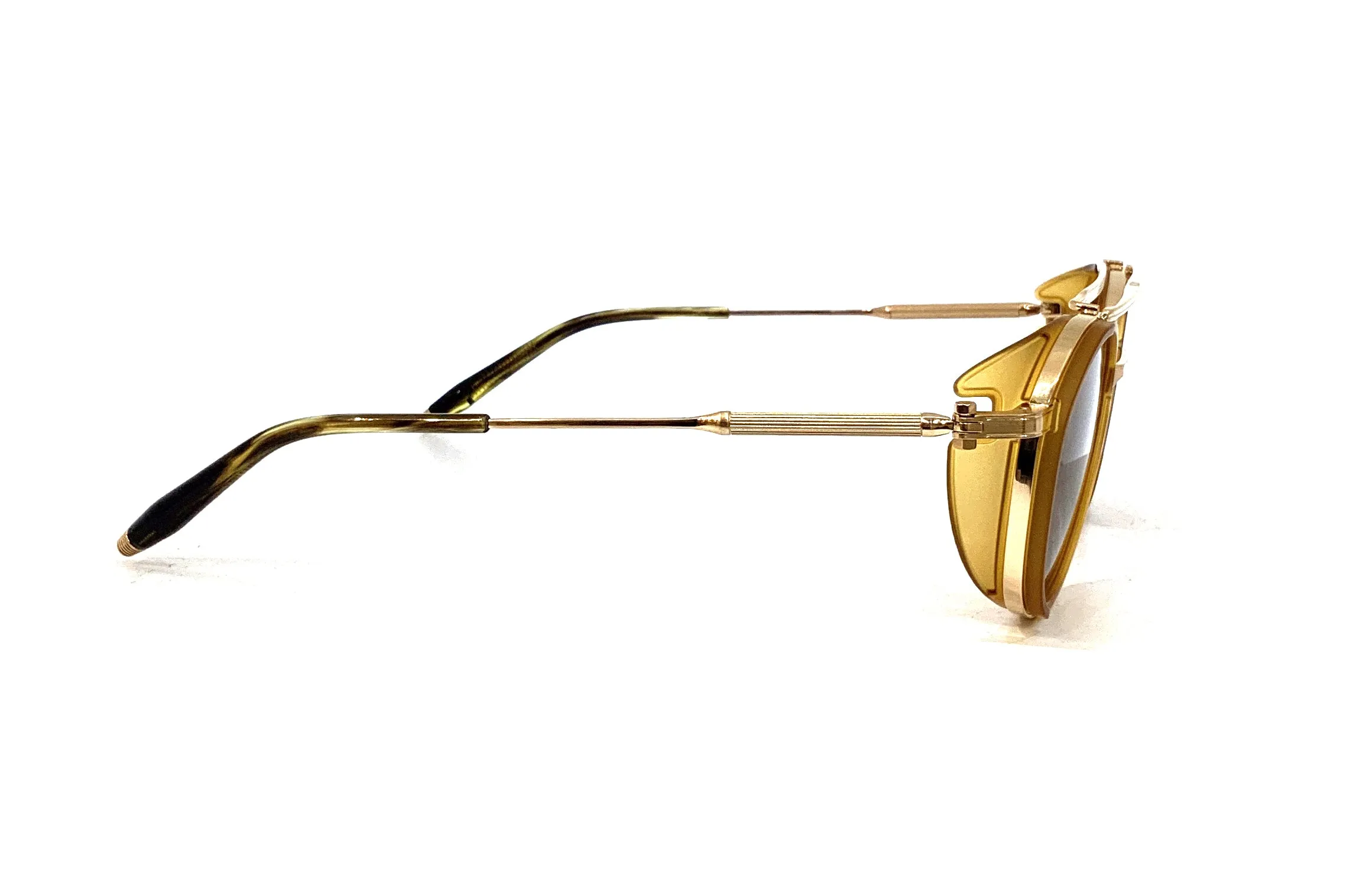 Akoni - Skymapper (Brushed White Gold/Crystal Amber)