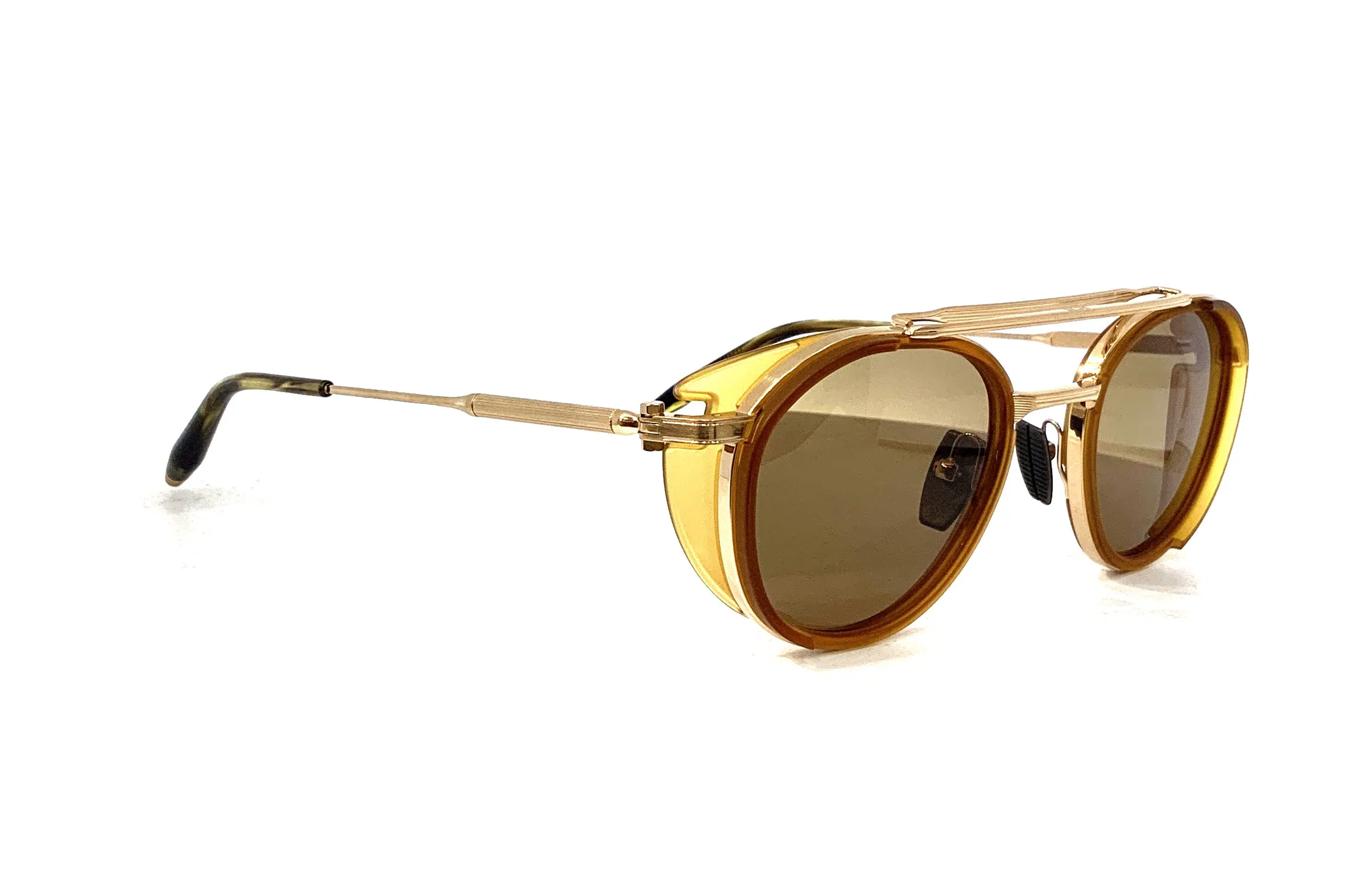 Akoni - Skymapper (Brushed White Gold/Crystal Amber)