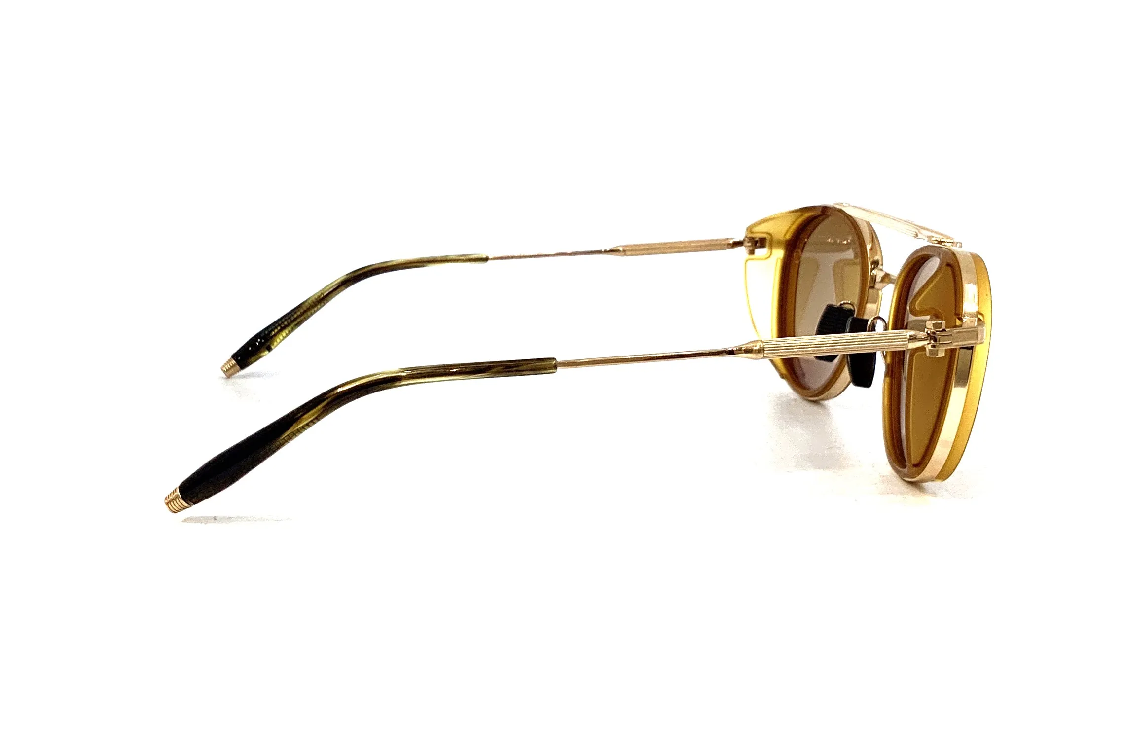 Akoni - Skymapper (Brushed White Gold/Crystal Amber)