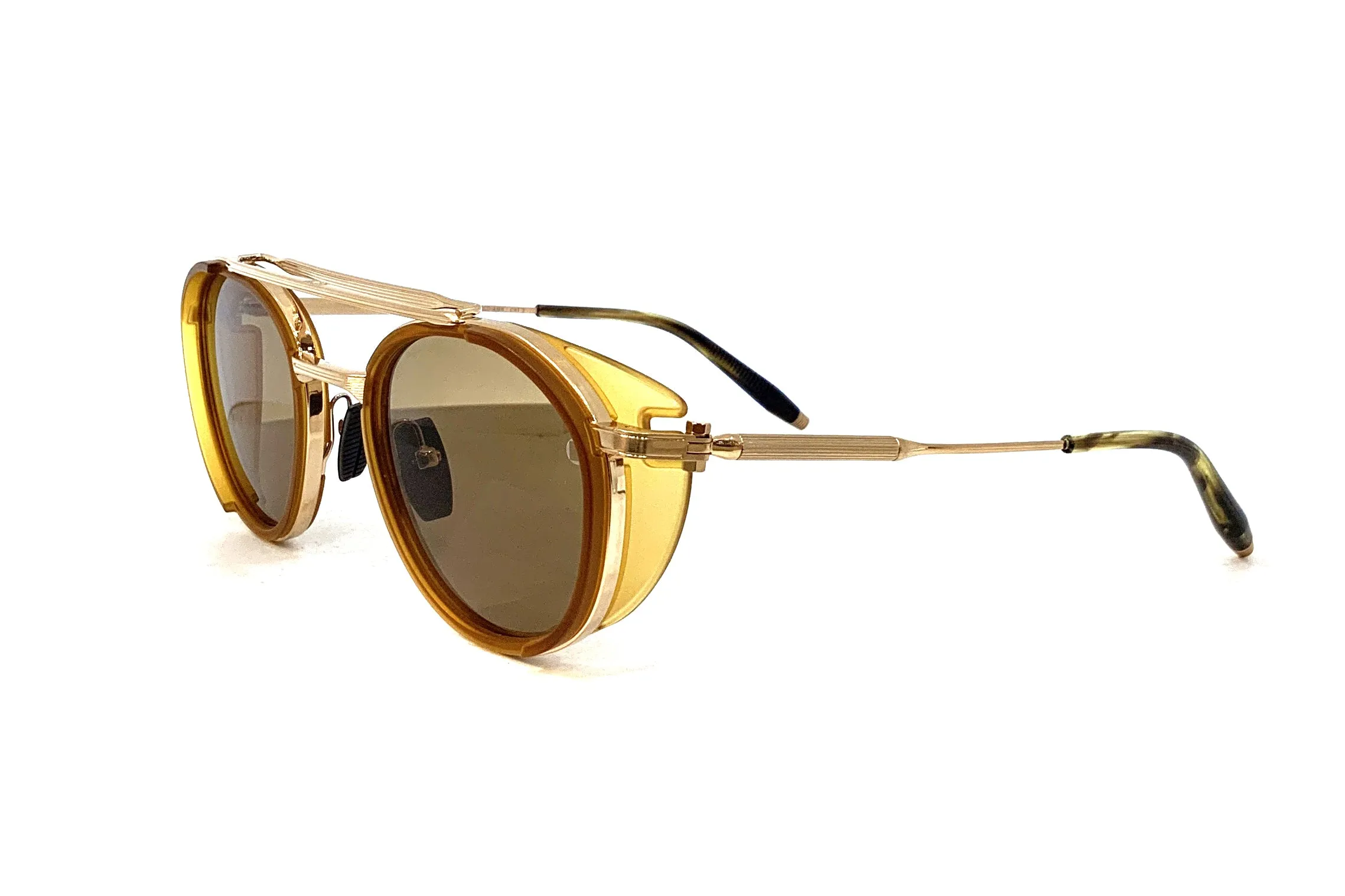 Akoni - Skymapper (Brushed White Gold/Crystal Amber)