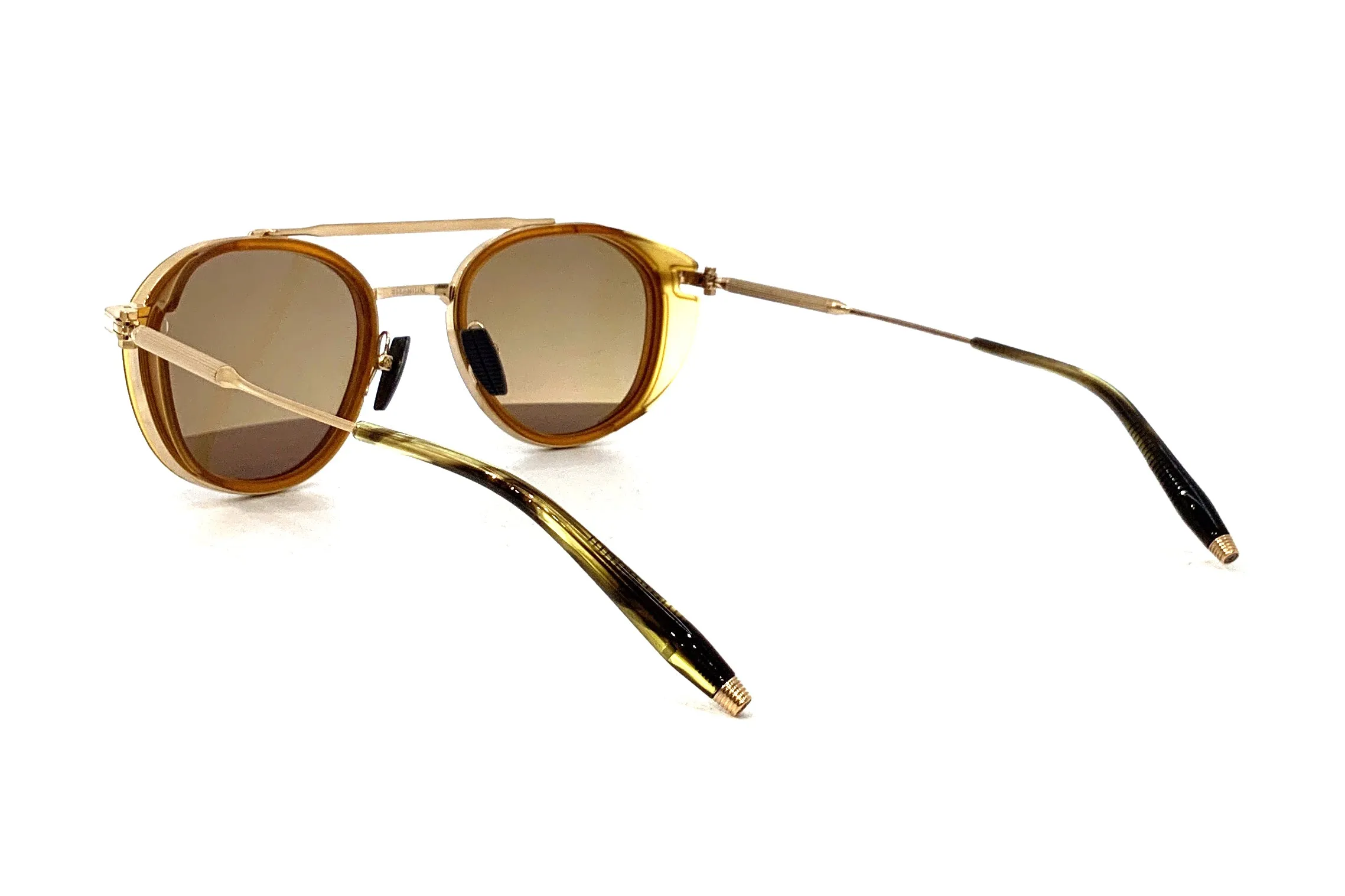 Akoni - Skymapper (Brushed White Gold/Crystal Amber)
