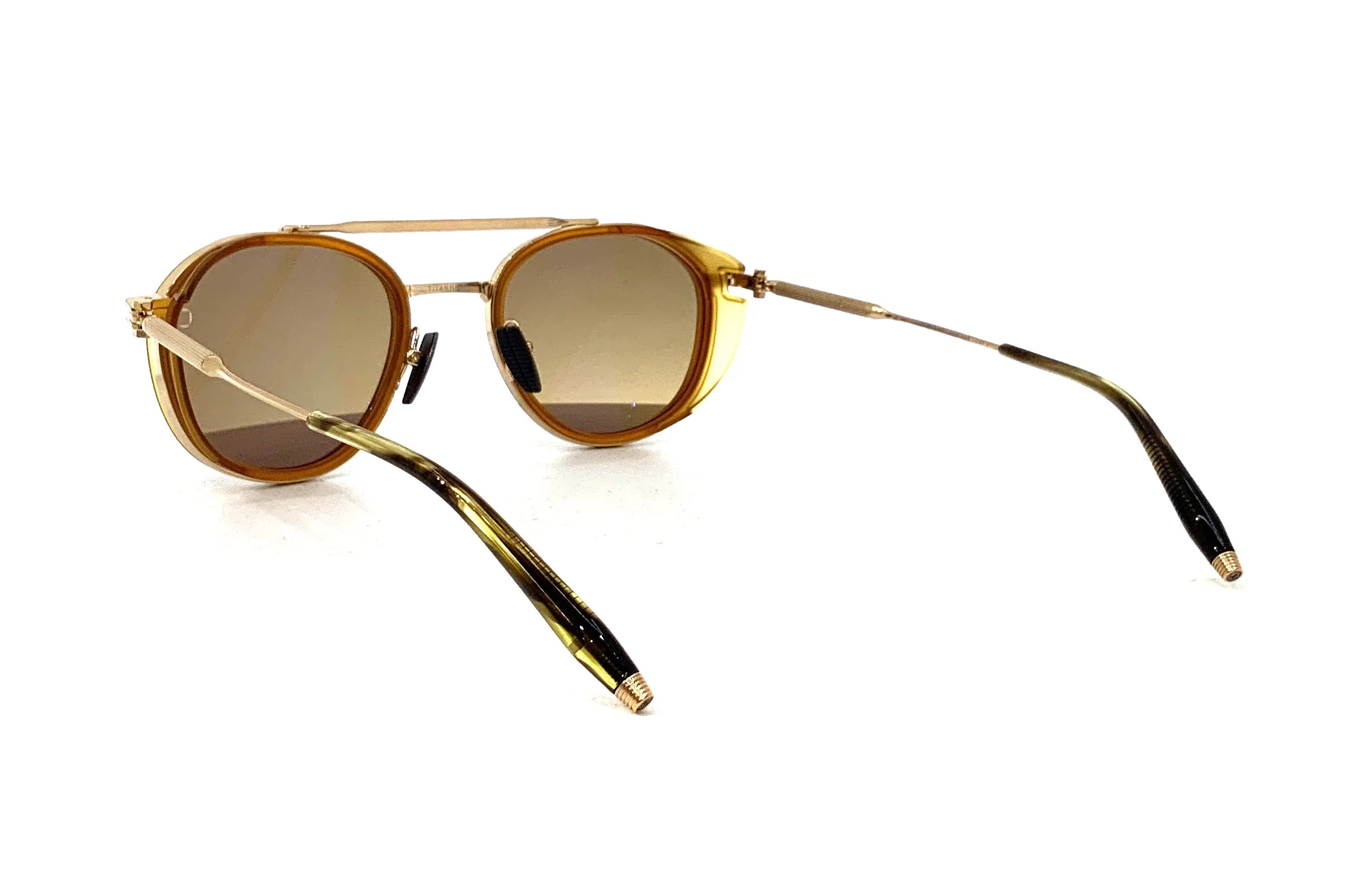 Akoni - Skymapper (Brushed White Gold/Crystal Amber)