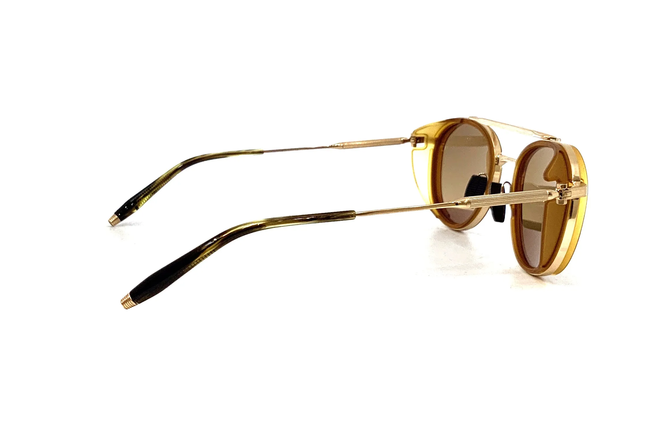 Akoni - Skymapper (Brushed White Gold/Crystal Amber)