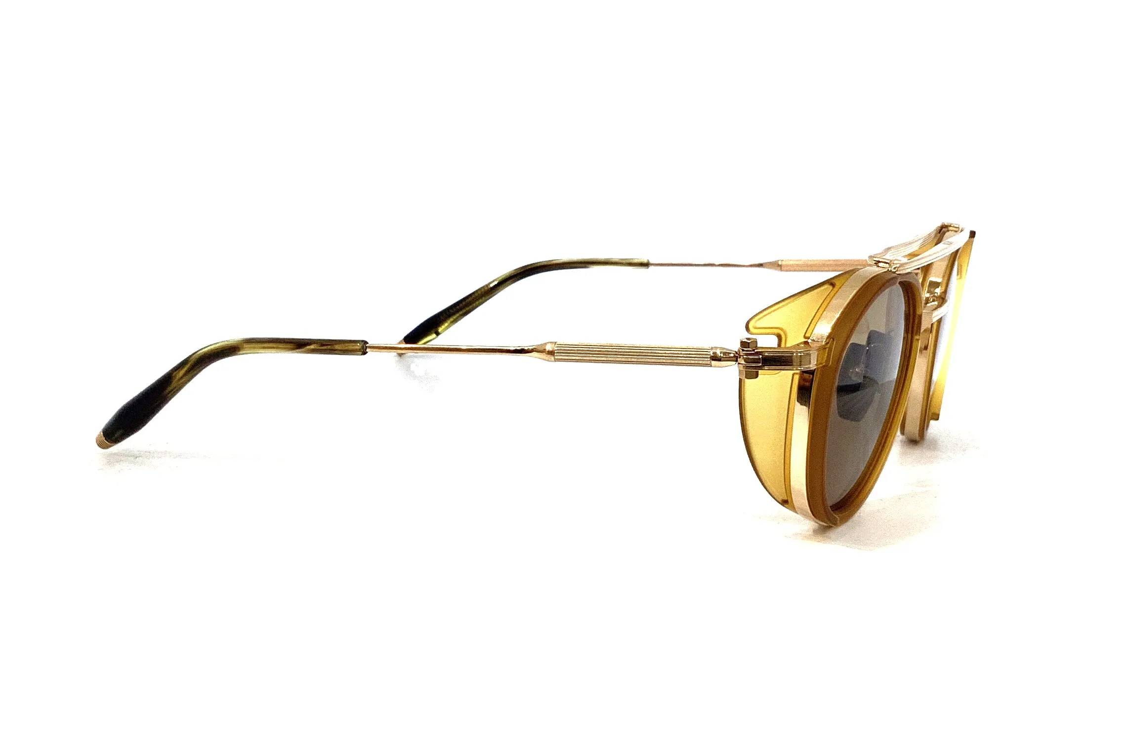 Akoni - Skymapper (Brushed White Gold/Crystal Amber)