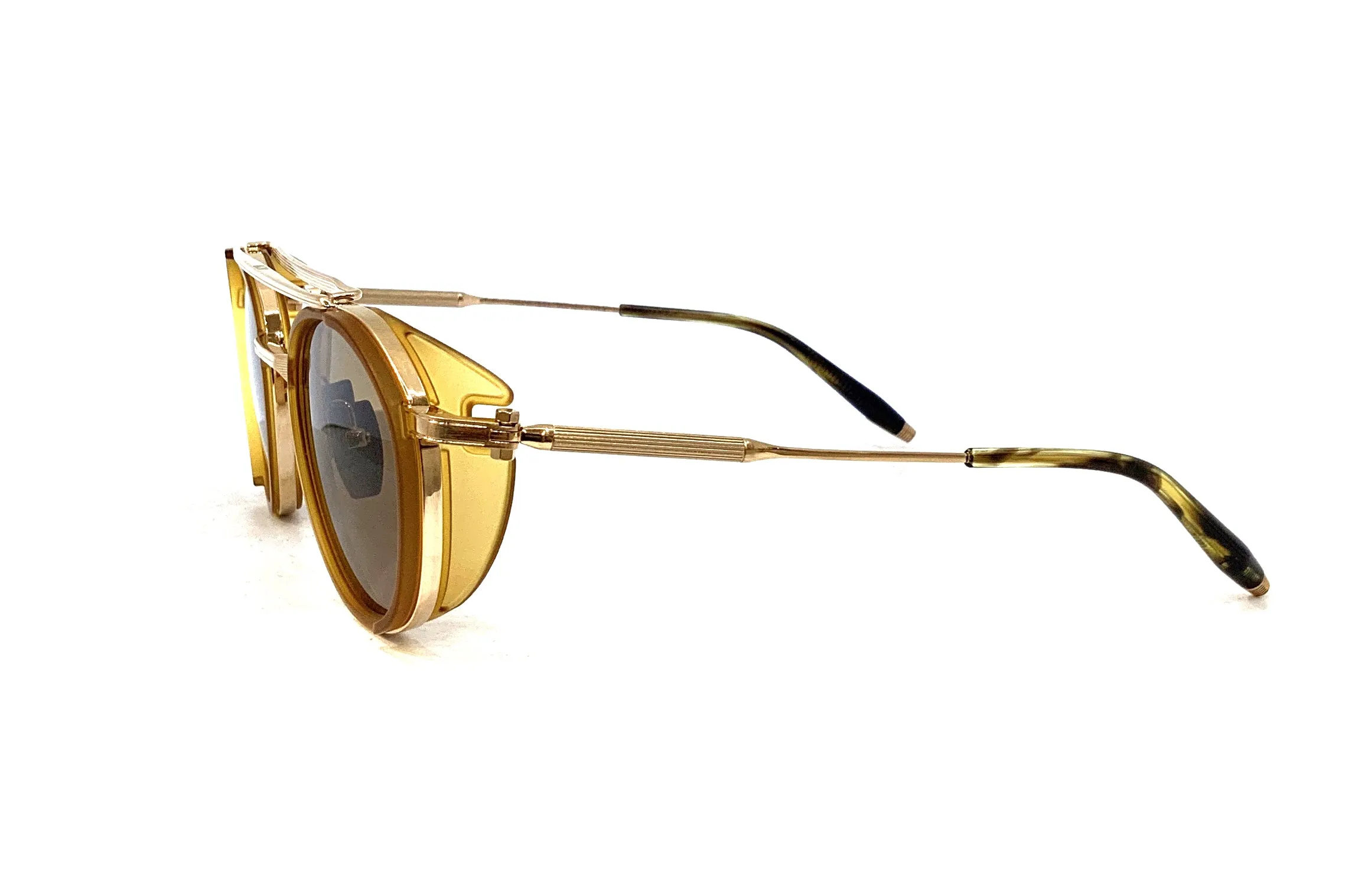 Akoni - Skymapper (Brushed White Gold/Crystal Amber)