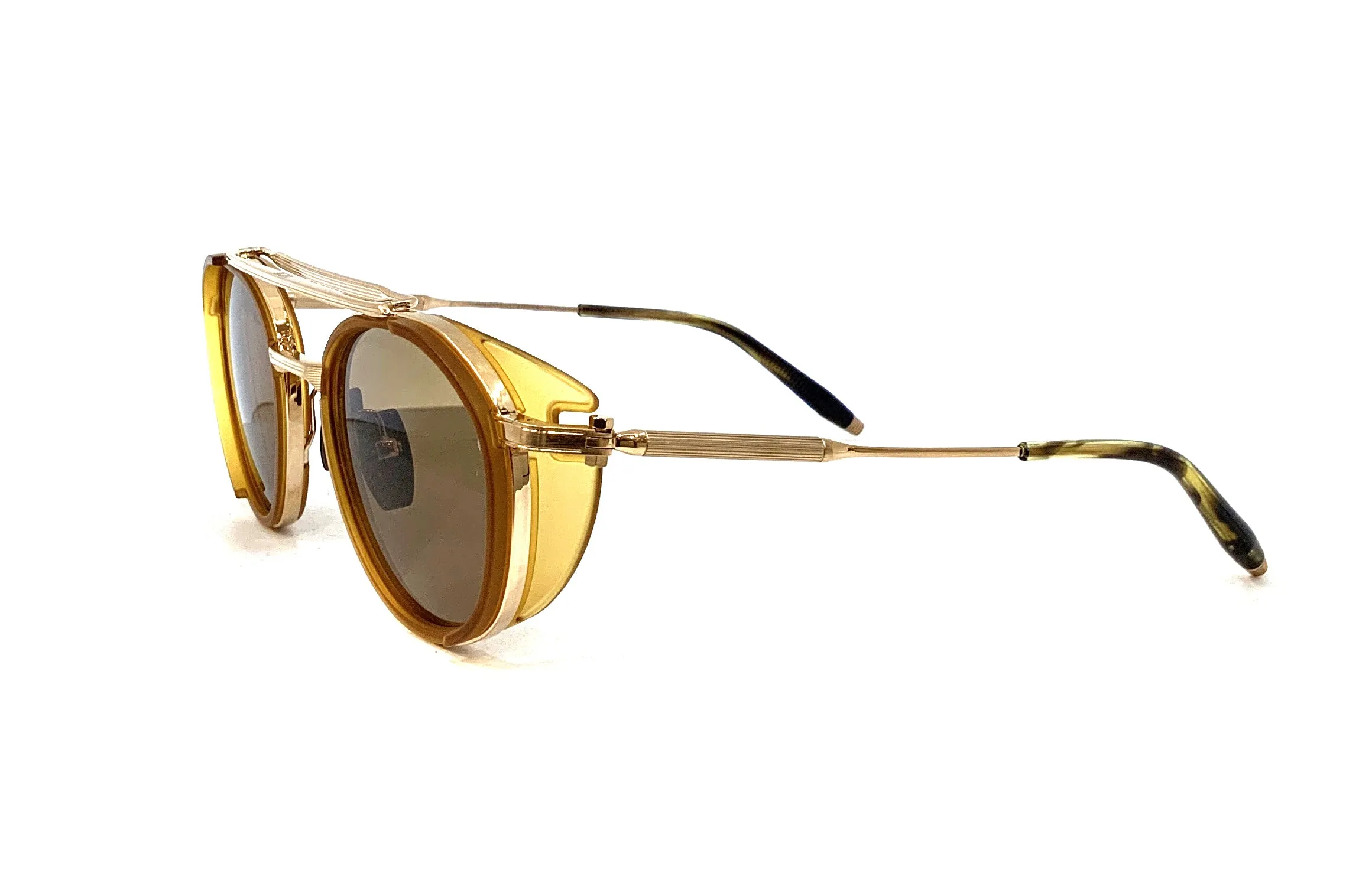 Akoni - Skymapper (Brushed White Gold/Crystal Amber)