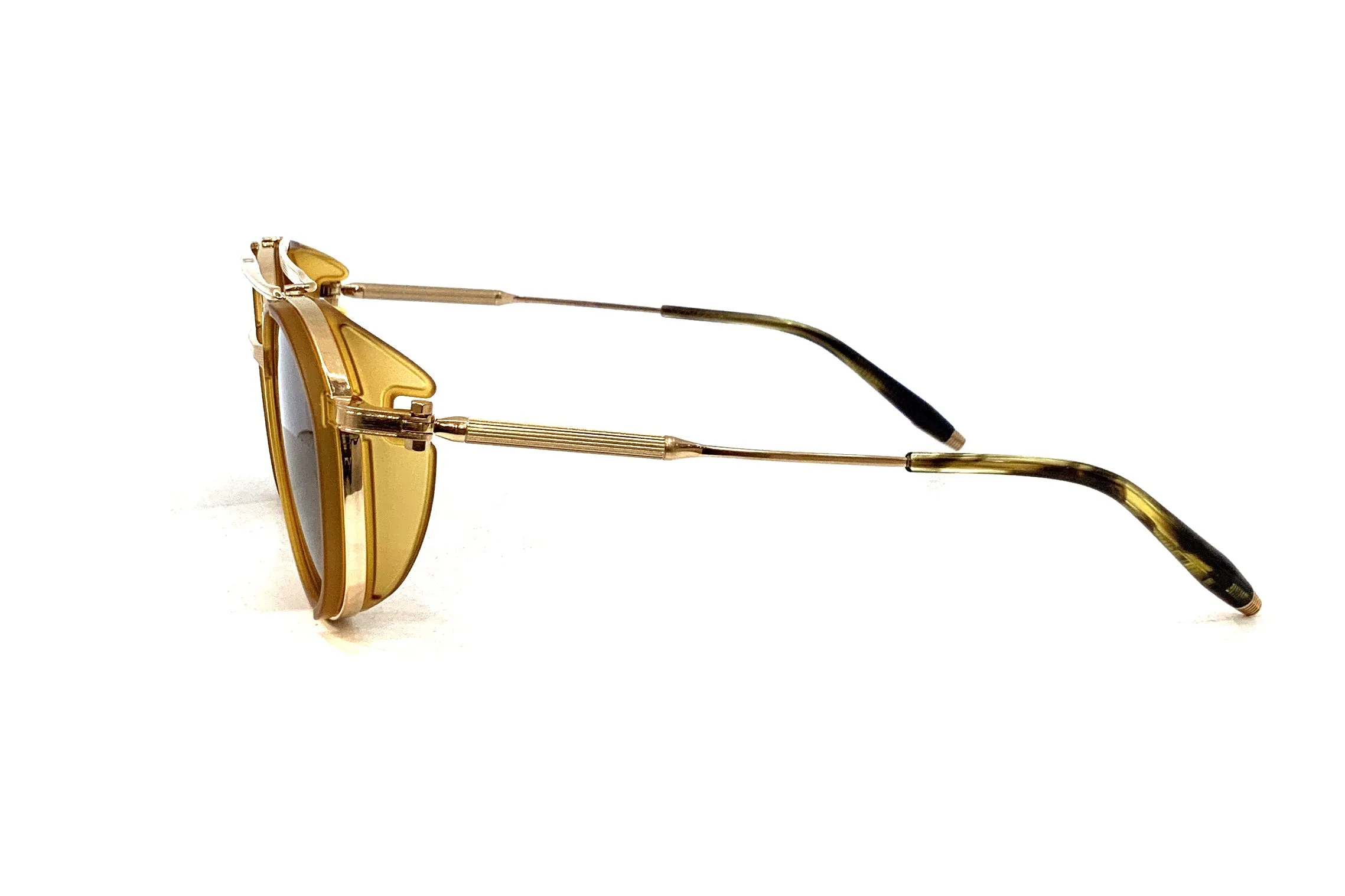Akoni - Skymapper (Brushed White Gold/Crystal Amber)