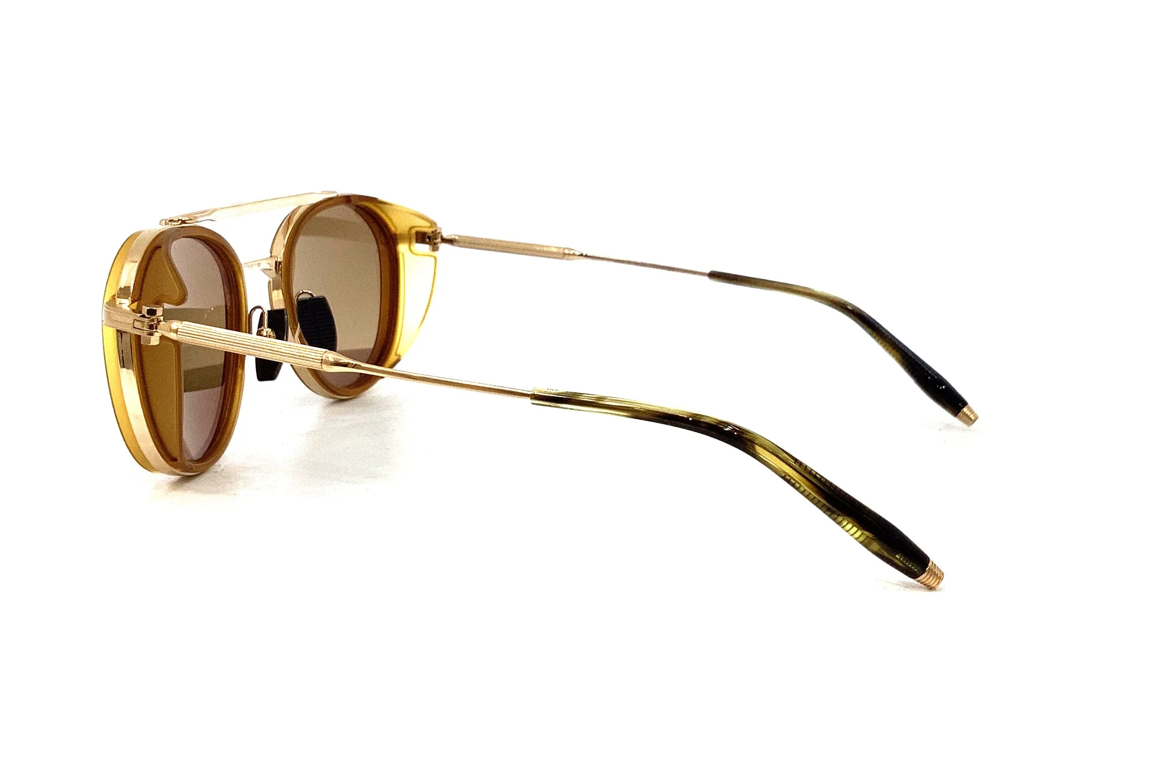 Akoni - Skymapper (Brushed White Gold/Crystal Amber)