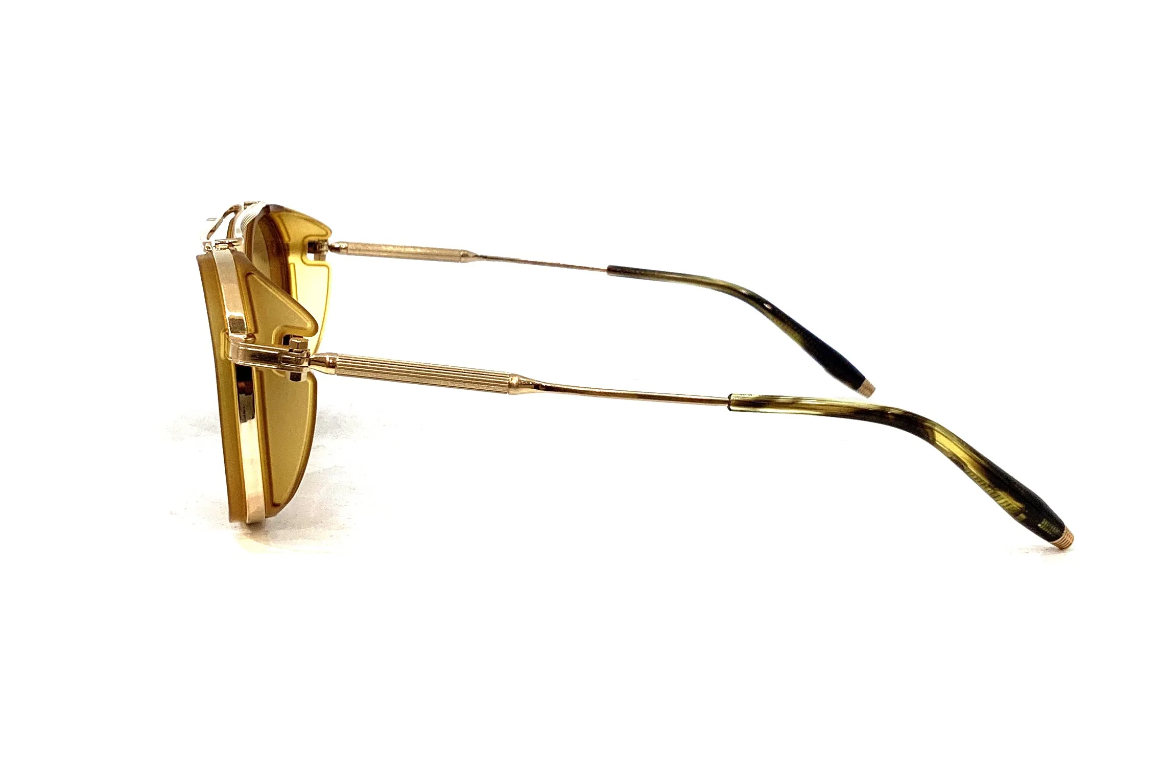 Akoni - Skymapper (Brushed White Gold/Crystal Amber)