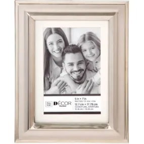 All Things You™ Beveled Two-Tone Picture Frame w/Matting: 5x7 to 4x6
