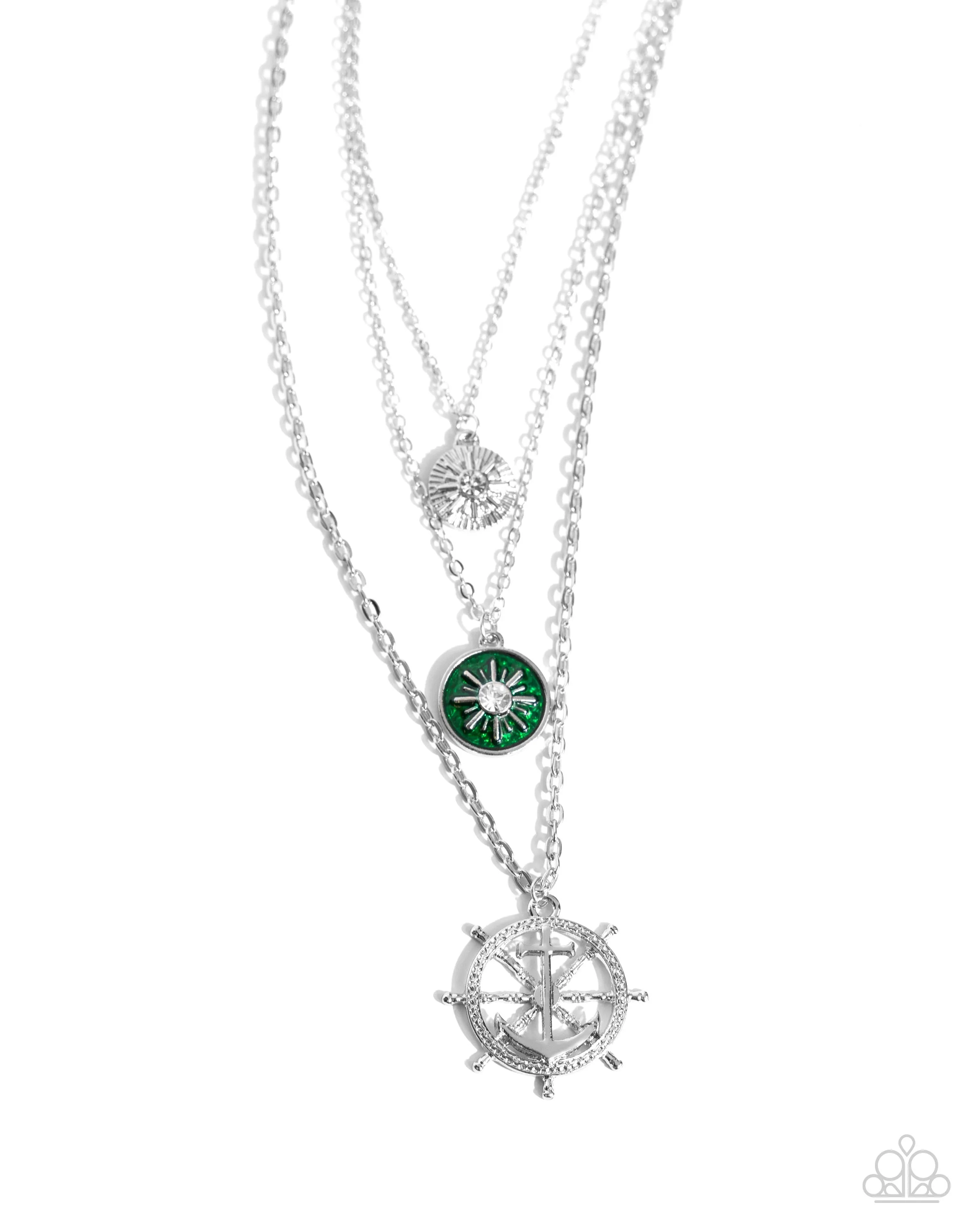 Anchor Arrangement - Green Paparazzi Accessories