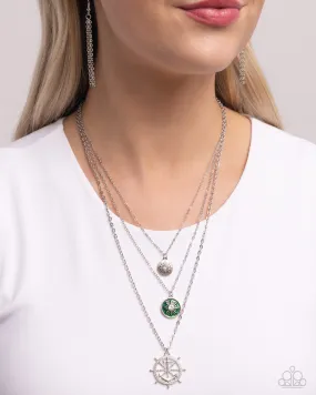 Anchor Arrangement - Green Paparazzi Accessories