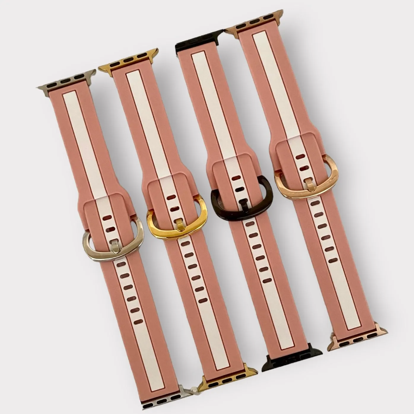 Apple Watch Band Stripe Silicone Watchband