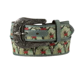 Ariat M&F Women's Turquoise Cruiser Skull Belt