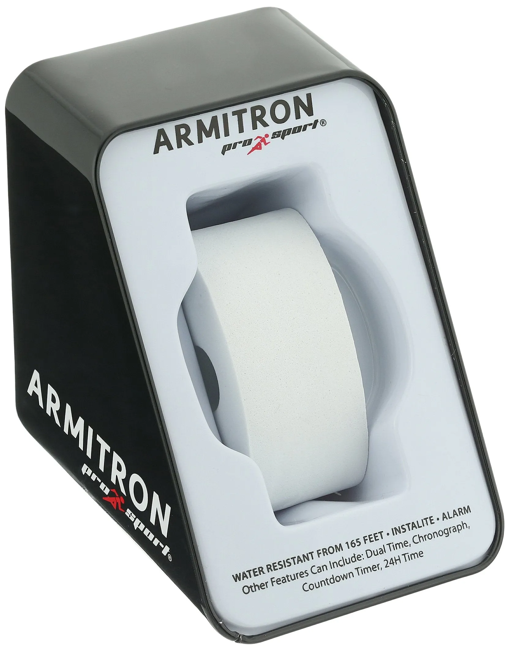 Armitron Sport Women's Digital Chronograph Resin Strap Watch, 45/7034 Black