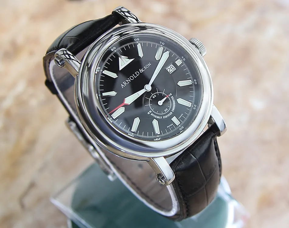 Arnold & Son H.M.S Collection Men's Investment Mint Condition Watch