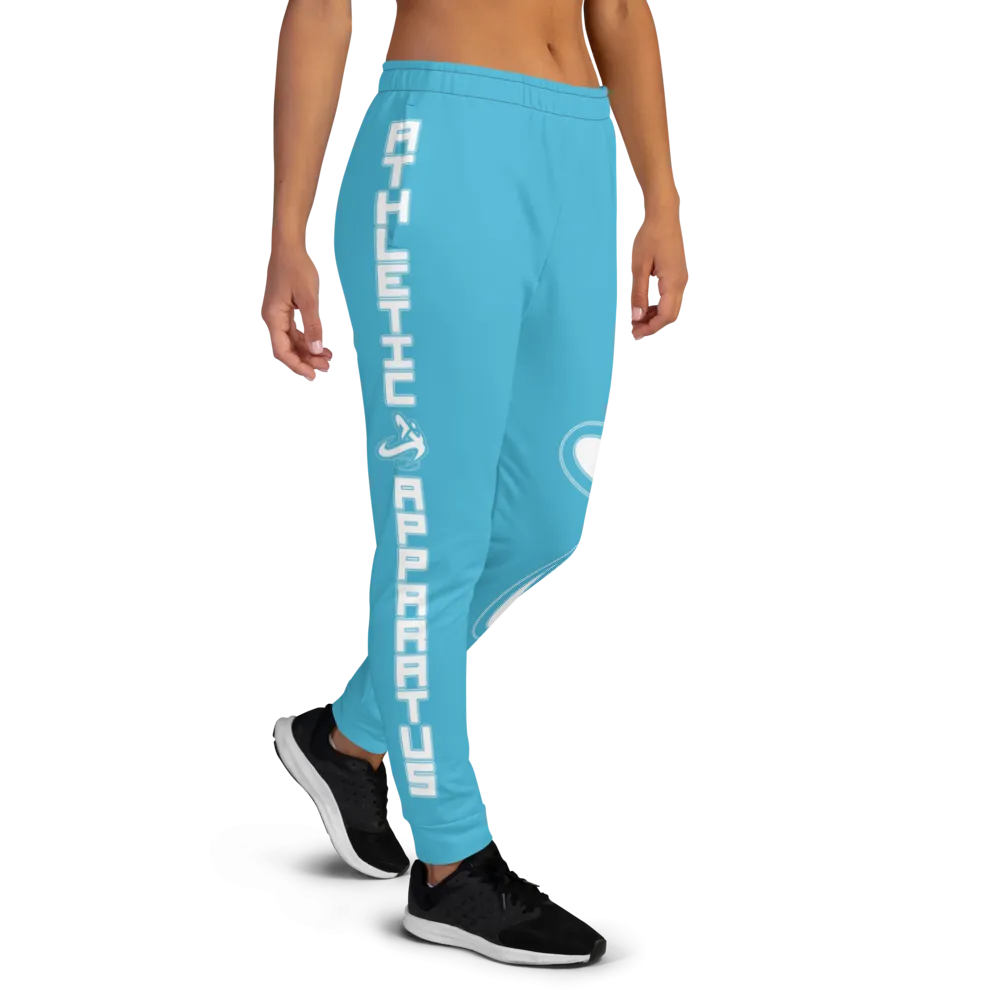 Athletic Apparatus Blue 7 White Logo V2 Women's Joggers copy