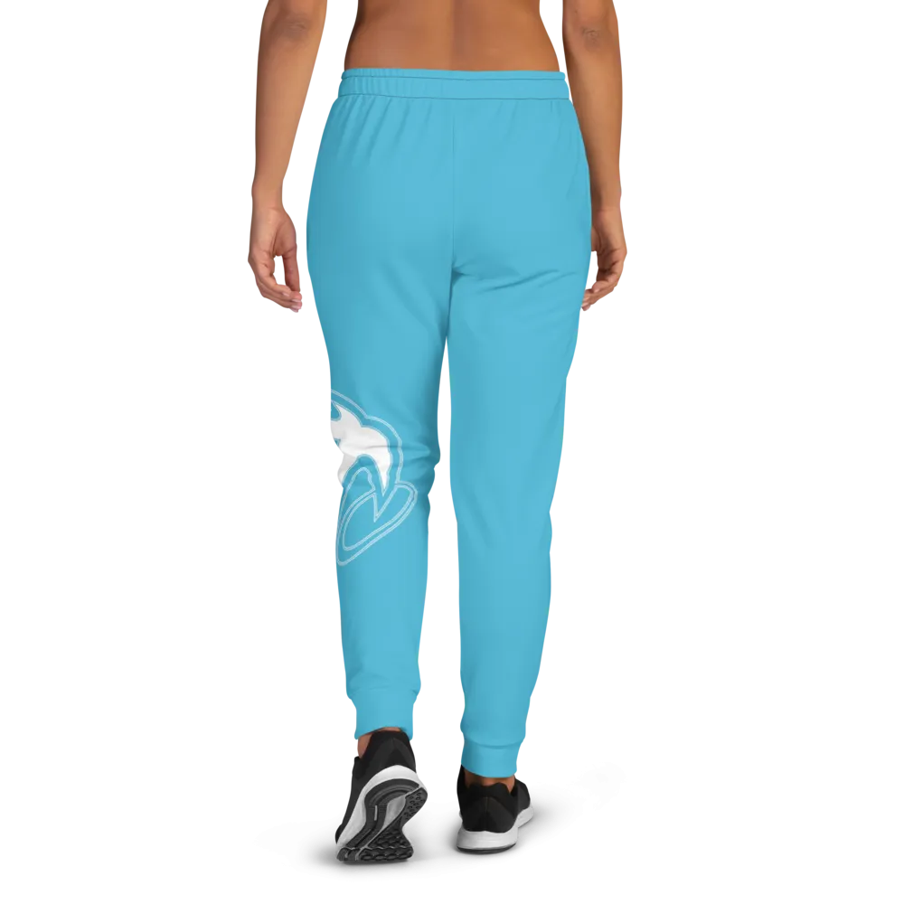 Athletic Apparatus Blue 7 White Logo V2 Women's Joggers copy