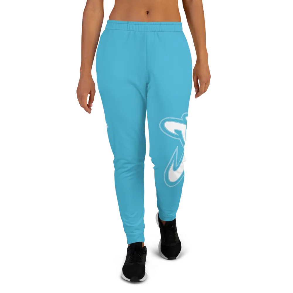Athletic Apparatus Blue 7 White Logo V2 Women's Joggers copy
