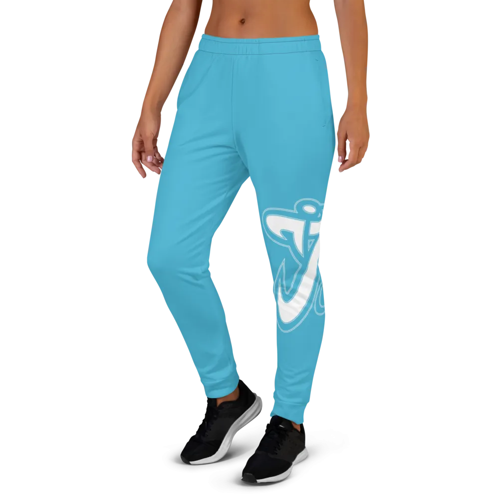 Athletic Apparatus Blue 7 White Logo V2 Women's Joggers copy