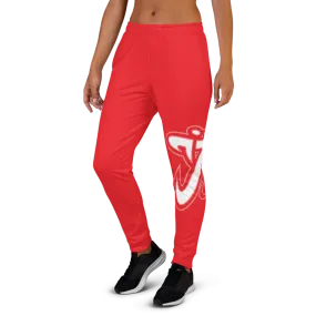 Athletic Apparatus Red 1 White Logo V2 Women's Joggers
