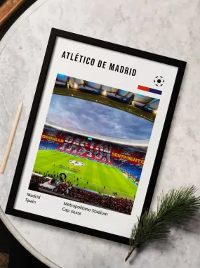 Atletico Madrid Stadium Frame