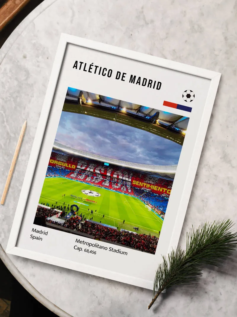 Atletico Madrid Stadium Frame