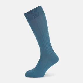 Azzurro Organic Cotton Mid-Length Socks