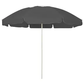 Beach Umbrella Anthracite 240 cm