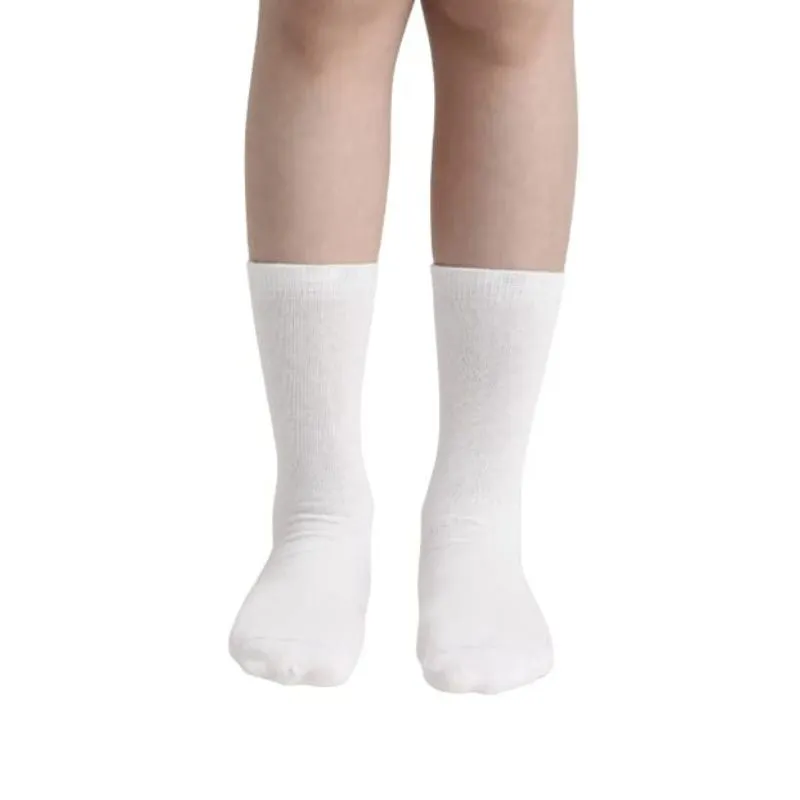 BENZER COTTON WHITE SOCKS (1 PAIR)