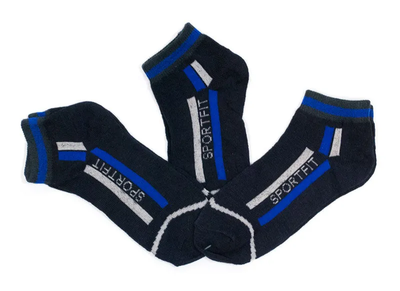 Boys Cotton Ankle Sports Socks