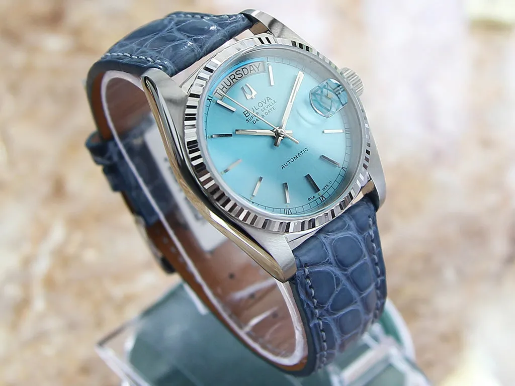 Bulova Super Seville 36mm Men's Mint Condition Vintage 1978 Watch
