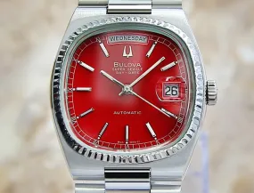 Bulova Super Seville Men's Watch - Red Dial