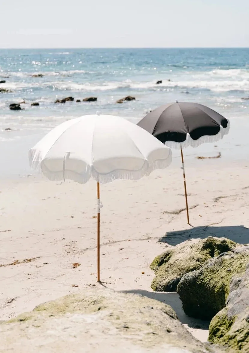Business & Pleasure Holiday Beach Umbrella Antique White