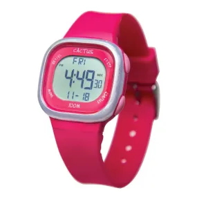 CACTUS Ace - Kids Digital Watch - Hot Pink