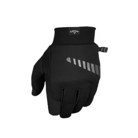 Callaway Golf Thermal Grip, Cold Weather Golf Gloves, Cadet Medium/Large, 1 Pair, (Left and Right) , Black