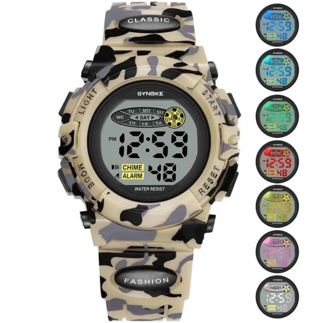 Camouflage Digital Watch