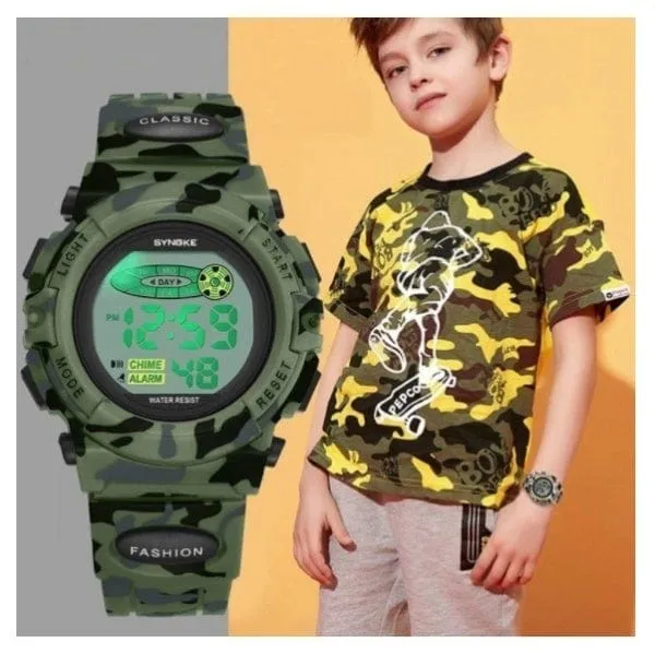 Camouflage Digital Watch