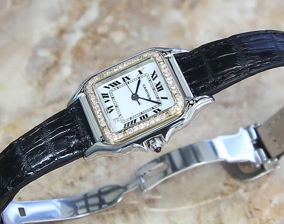 Cartier Panthere Unisex Diamond Luxury Mint Condition Watch