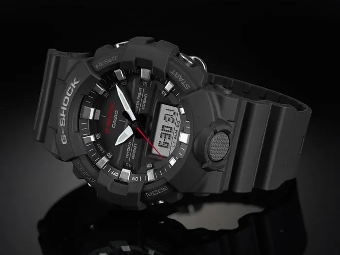 Casio G-Shock Analog Digital Black Belt Men's Watch For Man GA-800-1AER Multi Color Dial Day And Date Gift Watch