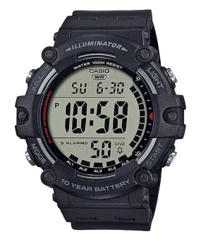Casio Men's Illuminator 10 Year Battery Resin Watch AE-1500WH-1AV