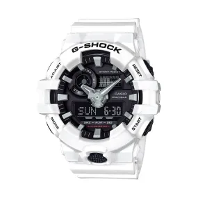 Casion G-Shock GA700 Series White Digital & Analog Watch GA-700-7ADR