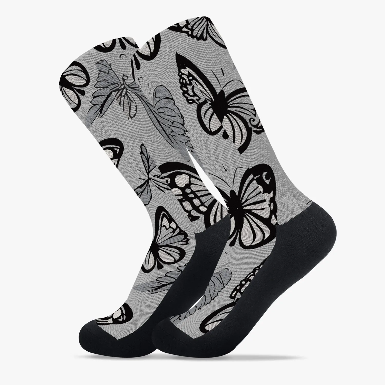 Chaussettes de sport renforcées "Papillons" (196)