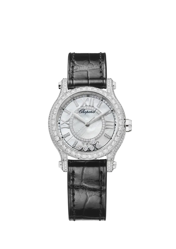 Chopard Happy Sport Joaillerie Ethical 18K White Gold & Diamonds Ladies Watch