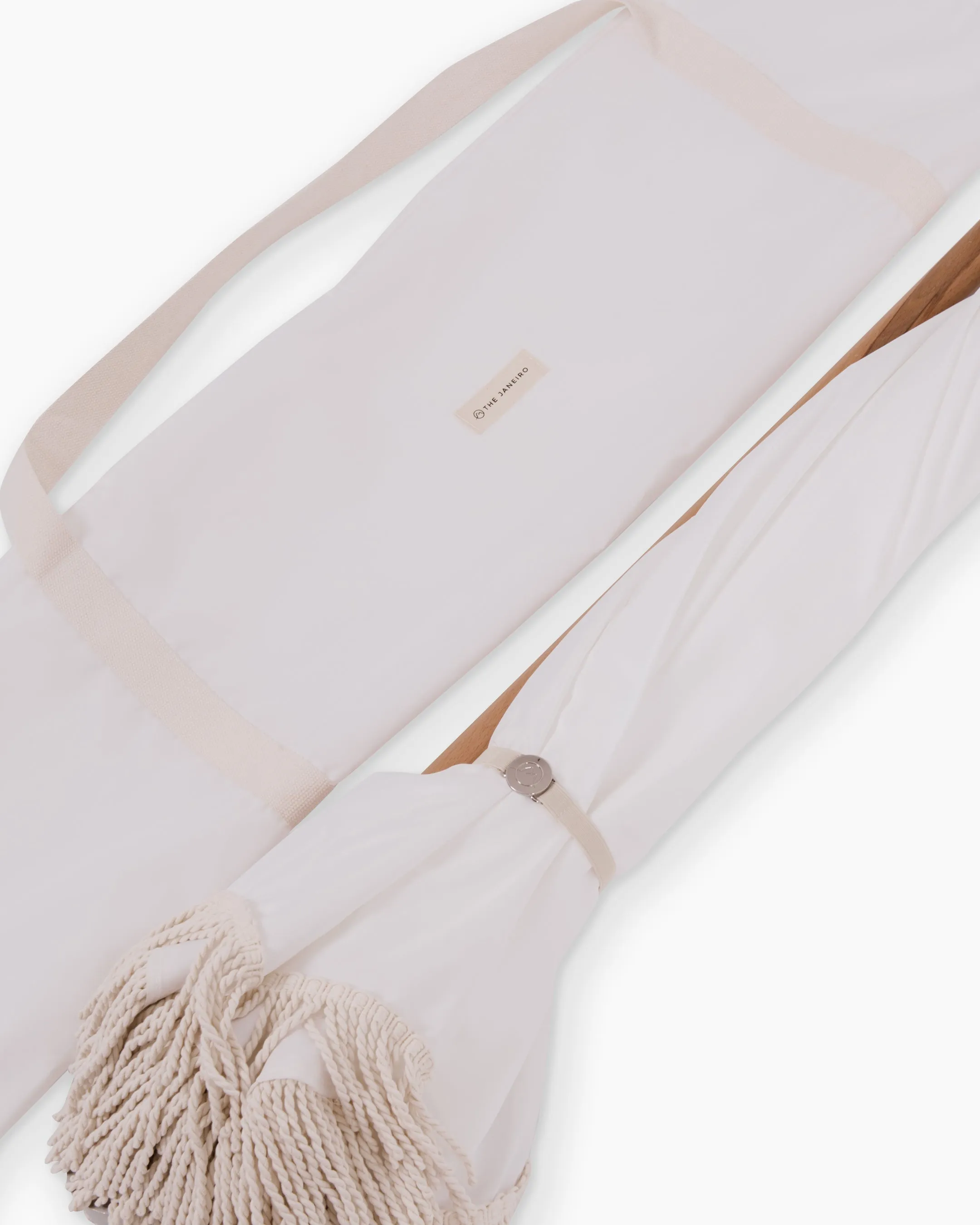 Classy Beach Umbrella - Vintage White